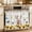 Ivory, variant on Oven Skirt Curtain for Kitchen 20x27 Inch, Pig Sunflower Western Oven Curtain with 8 Ribbon Ties & Ruffle Trim, Stove Skirt Curtain Dishwasher for Cabinets Over Sinks Rustic Daisy Grey Wooden