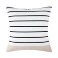 thumbnail image 6 of Topfinel Block Print Pillow Covers 18x18 Set of 4 Geometric/Stripe/Line Outdoor Decorative Throw Pillows Farmhouse Pillowcases Flannel Cushion Case Decor for Home Sofa Couch Bed, 6 of 9