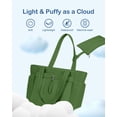 thumbnail image 4 of Bolsa de mano TopDesign Puffy para mujer con portavasos y compartimento para portátil, bolsa de cosm, 4 of 8