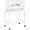 White, variant on Yaheetech 47-in Flight Cage with Rolling Stand for Small Birds Parrots Parakeets Conures, White