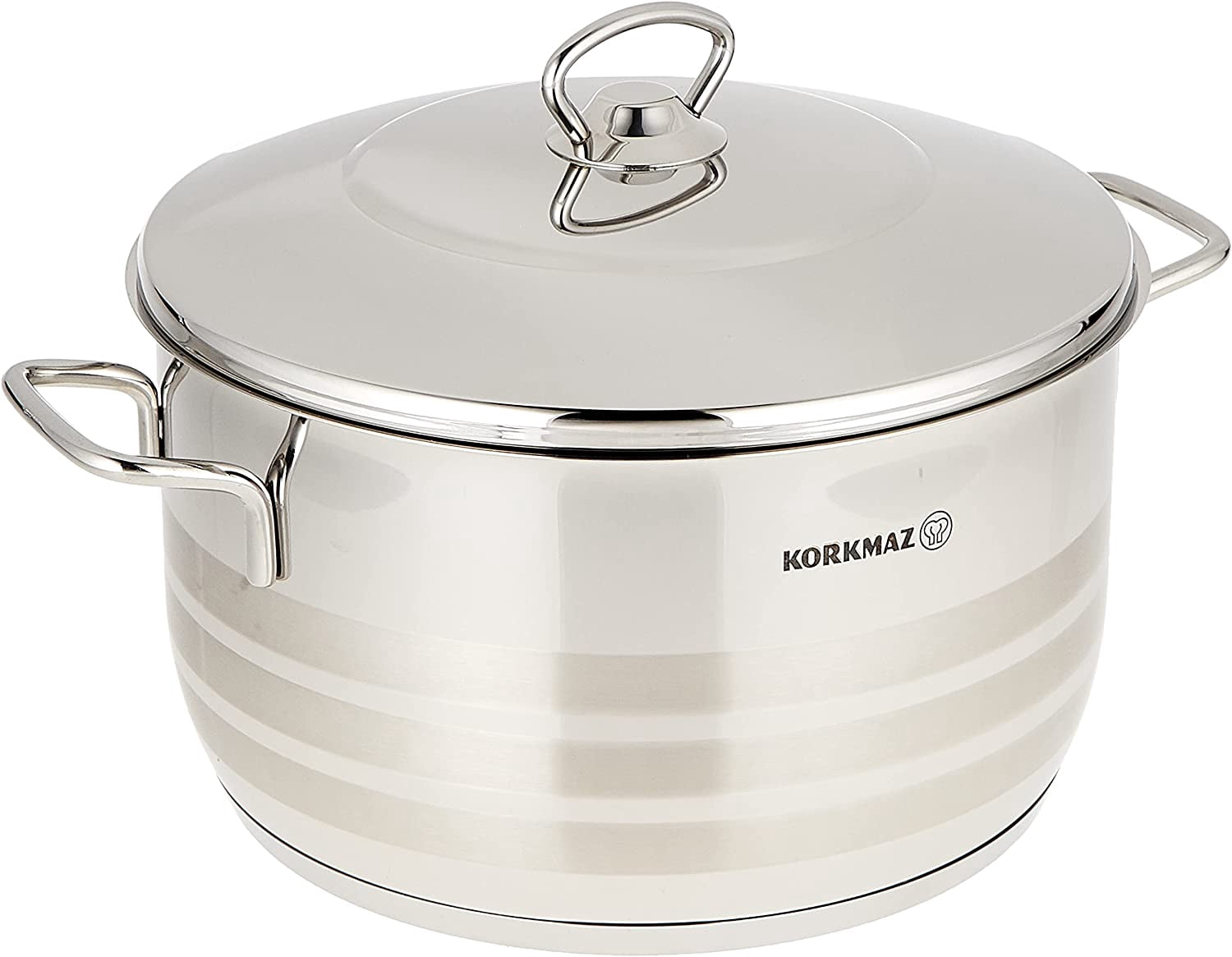 YBM Home 9-Piece 18/10 CRr-Ni Stainless Steel Pots and Pan Set, Silver