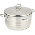 thumbnail image 3 of YBM Home 9-Piece 18/10 CRr-Ni Stainless Steel Pots and Pan Set, Silver, 3 of 6