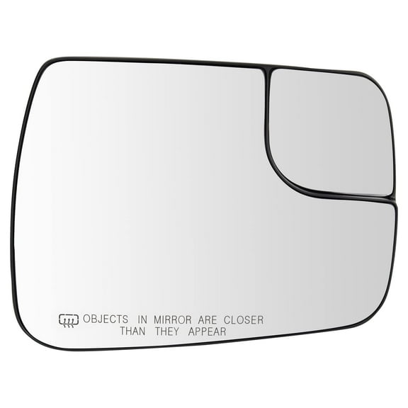 TRQ Exterior Mirror Glass Heated w/ Backing Plate RH Side for Ram 1500 MGA09992