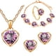 thumbnail image 2 of onlyliua Liquidación Conjunto de Collar y Pulsera con Pendientes para Mujer, 2 of 2