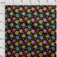 thumbnail image 3 of oneOone Polyester Spandex Black Fabric Skull Sewing Material Print Fabric By The Yard 56 Inch Wide-aC, 3 of 5
