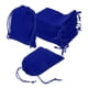 thumbnail image 1 of Uxcell 20 Pcs Bolsa de Terciopelo con Cuerda, 4 x 4.7 Pulgadas Bolsas de Regalo de Terciopelo para Favor de Boda, Empaque de Joyas, Organización y Almacenamiento, Azul, 1 of 7