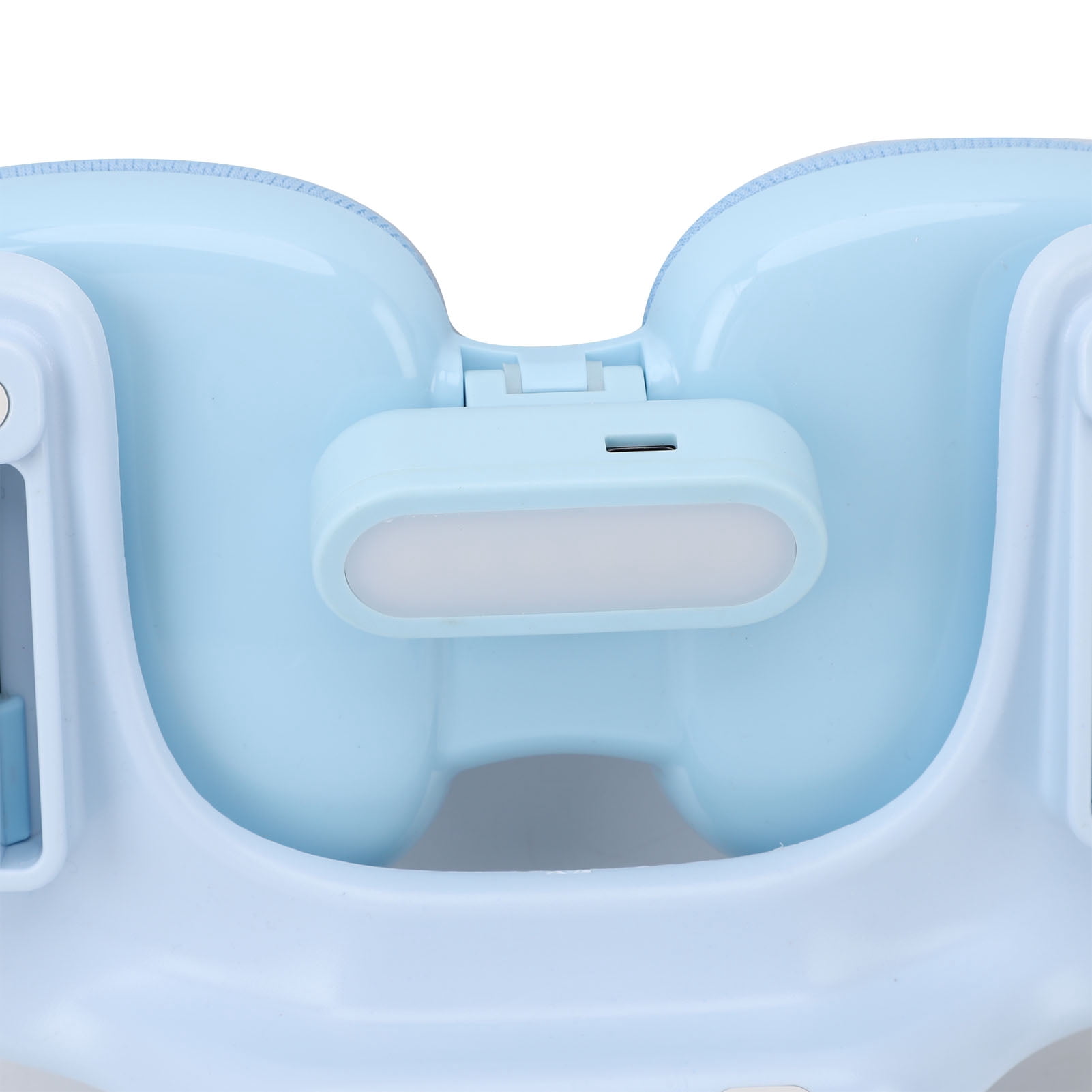 BIMZUC Kids Sitting Posture Reminder LED Light, Adjustable Children Writing Posture Corrector, Double Chest Support Vision Protector for Students, 7.87 x 7.48 x 3.54 inches, Sky Blue