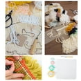 thumbnail image 2 of Making Carpet Kit, Repair Material Latch Hook Rug Making  For Kid For Adults For Coasters For Carpets For Sofa For Tapestries, 2 of 8