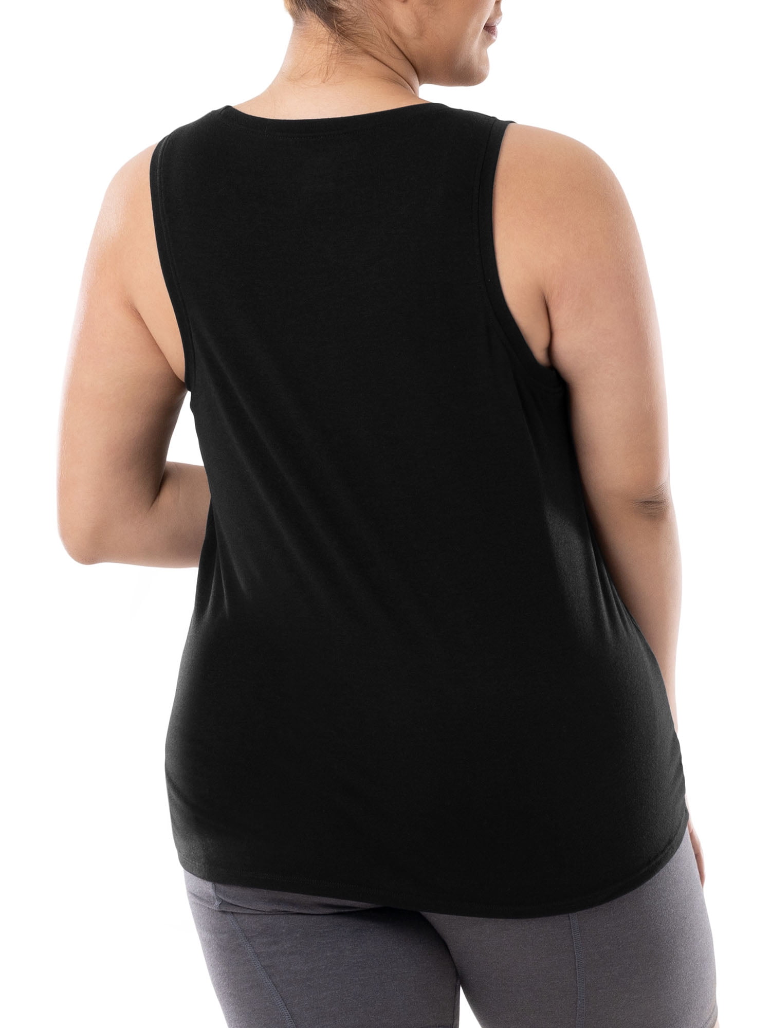 Athletic Works Women's Plus Graphic Tank Bundle, 2-pack
