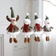 thumbnail image 4 of Muñeco de tela de decoración navideña, figura pequeña, colgante, alce de peluche, Papá Noel, muñeco de nieve, adornos para árbol de Navidad, 4 of 5