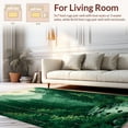 thumbnail image 2 of Ultra Soft Area Rug, Elegant Evergreen Landscape Motif, Non Slip, Stain Resistant, Washable Area Rugs for Living Room, Bedroom(Green, 4X6), 2 of 8