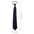 thumbnail image 2 of DRAFIDEEP Men's Dark Pre-Tied Zipper Tie, Professional Look for Business, Formal Occasions, and Special Events, 2 of 8