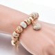 thumbnail image 4 of Pulseras con dijes para mujeres, pulseras chapadas en oro para niñas adolescentes, pulseras con dijes de oro para mujeres y niñas. Joyería de moda, 4 of 5