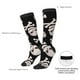 thumbnail image 4 of Balery black white Skull bone Calcetines novedosos Calcetines deportivos Calcetines hasta la rodilla Calcetines de algodón Calcetines originales y geniales, 4 of 6
