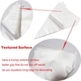 thumbnail image 3 of GFDYREE Piping Bags Disposable-12Inch 100Pcs Pastry Bags for Royal Icing and Cake Decorating and Frosting Bags,Thickened,Non-Slip with Textured Outside Design, (A-12''), 3 of 7