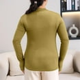 thumbnail image 6 of fatyb Plus Size Tops for Women Mock Neck Casual Undershirts Long Sleeve Pullover Comfortable Shirts, 6 of 7