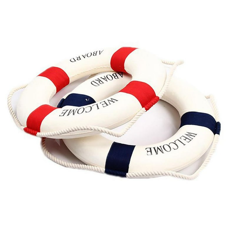 Durable Safety Ring Life Preserver Swimline Pool Foam Lifeguard Buoy Boat Swimming  Rings- Decoration Only 