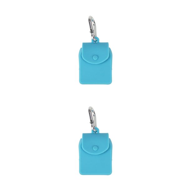 Kearding Bolsa de almacenamiento de silicona Bolsa a prueba de fugas Embalaje Pendientes Anillos Estuche de viaje Contenedor de protección Type1 NO1