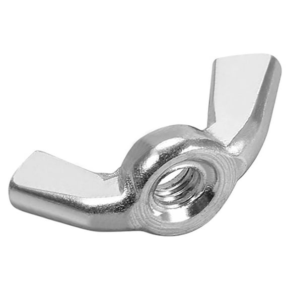 M5 Wing Nuts, Carbon Steel Zinc Plated Hand Twist Tighten Ear Butterfly Nut 50 Pcs