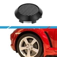 thumbnail image 2 of Unique Bargains Wheel Center Caps 70mm Black 1  Pc with Black Carbon Fiber Pattern Sticker, 2 of 6