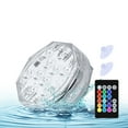 thumbnail image 1 of Submersible LED Light RGB 15 Colors Waterproof Pond Light Underwater Light with Remote Control for Swimming Pool Hot Tub Party Vase Fish Tank, 1 of 8