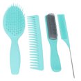 thumbnail image 2 of Hair Comb Set,4pcs Hair Comb Set Styling Comb Hair Brush Exceptional Craftsmanship, 2 of 8