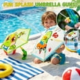 thumbnail image 2 of Water Squirt Gun, Green Little Frog Pattern Umbrella Squirt Gun, 1 Pack, Outdoor Water Toy For All Ages Summer Pool Beach Play, 2 of 6