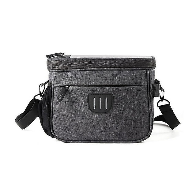 Outdoor Bicycle Bag - Skateboard Headstock Bag, Bicycle Basket with Bike Insulated Lunch Bag, Balancing
