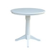 thumbnail image 4 of 36" Round Pedestal Counter Height Table - White, 4 of 6
