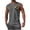 Gray, variant on Akmaiox Men's Palm Tree Sunset Graphic Tank Top Casual Workout Muscle Sleeveless Shirts for Summer Beach Sports S-XXL