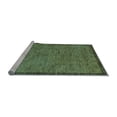 thumbnail image 2 of Ahgly Company Machine Washable Indoor Round Abstract Light Blue Modern Area Rugs, 3' Round, 2 of 4