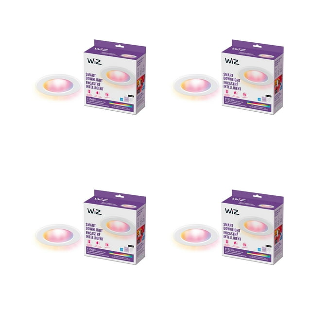 Lámpara empotrable Smart Retrofit WiZ Color de 6 pulgadas, 1150 lm, 2700 K-6500 K