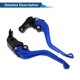 thumbnail image 5 of Palancas de freno y embrague cortas únicas para Yamaha YZF-R1 2009-2014, ajustables en 6 velocidades, palanca de freno de manillar de motocicleta de aleación de aluminio azul, 1 par, 5 of 7