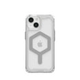 thumbnail image 5 of UAG iPhone 15 Case 6.1" Plyo Ice/Silver Built-in Magnet Compatible with MagSafe Charging Rugged Anti-Yellowing Transparent Clear Dropproof Protective Cover by URBAN ARMOR GEAR, 5 of 9