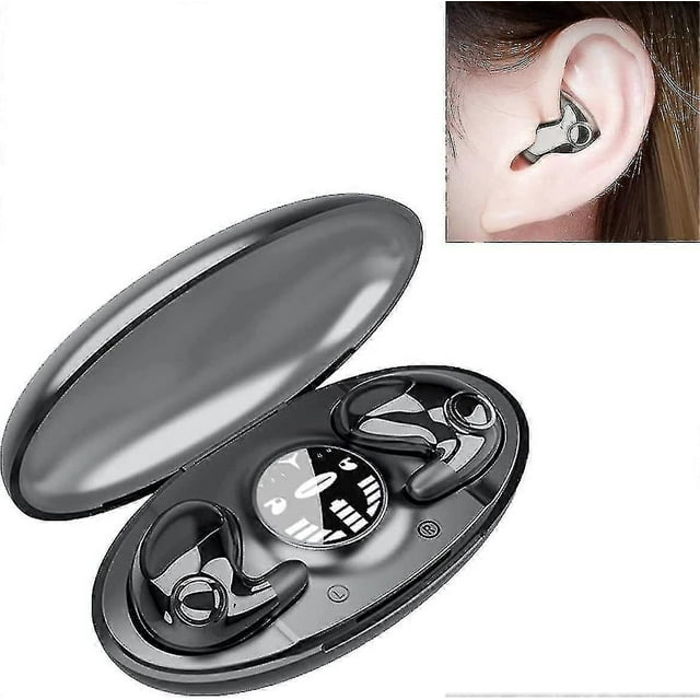 Invisible Wireless Sleep Headphones,double Noise Cancelling Touch Control,noise Blocking Headphones For Sports Sleep