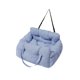 thumbnail image 5 of Asiento de coche para perros, transportador de viaje para cachorros y gatitos, accesorios de viaje para mascotas Azul y L, 5 of 9