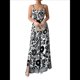 thumbnail image 2 of Mono de Pierna con Tirantes Pequeños y Estampado Retorcido Elegante para Mujer, y Verano 2025 Negro M, 2 of 10
