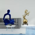 thumbnail image 2 of Figura de pensador abstracto,Estatua de pensador abstracto,decoración para el hogar,Figura humana decorativa para oficina,coleccionable,Figura de escritorio,Estantería con estatua de caballo, 2 of 8