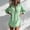 *Green, variant on Women's Long Sleeve Button Notch Collar Shirt with Pockets ,Loose Fit Casual Blouse Khaki,Womens Plus XXL