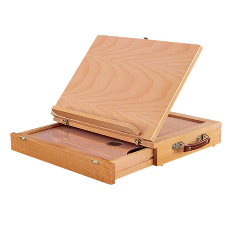 Kingart Wooden Art Box Tabletop Easel - Espresso : Target