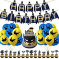 thumbnail image 1 of Decoraciones de cumpleaños YONGSHENG Con globos de Batman y pancarta de FELIZ CUMPLEAÑOS, 1 of 5