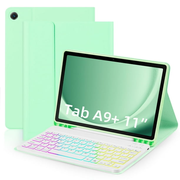 Conjunto de teclado Para Samsung Galaxy A9 Plus 5G Funda para tableta con teclado Transforme su tableta en una computadora portátil con teclado y mouse