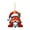 A, variant on Christmas Red 26 Letters & Santa's Beard Pendants, Christmas Tree Pendants, Christmas 26 Letter Decoration, Christmas Decoration