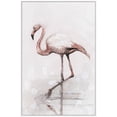thumbnail image 2 of Flamingo Splash Floater Framed Painting Print on Canvas, 2 of 6