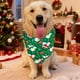 thumbnail image 5 of Bufanda Navideña para Perros - Estampados Navideños a Doble Cara | Babero Navideño de Tela de Alta Calidad para Niños y Niñas | 65 X 42 Cm | Multicolor | Resistente y Reversible | Diseños de Papá Noe, 5 of 6