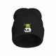 thumbnail image 1 of wonima44 Cute Frog Skeleton Embroidered Beanie Knit Hat for Men Women, Halloween Goth Graphic Winter Black Skull Cap, 1 of 1