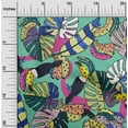 thumbnail image 2 of oneOone Viscose Chiffon Pink Fabric Leaves Quilting Supplies Print Sewing Fabric By The Yard 42 Inch Wide, 2 of 6