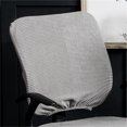 thumbnail image 4 of Naiovety Funda protectora para silla de oficina, 2 piezas, funda para sillas, Protector Universal para muebles, suministros para el hogar de estilo Simple Decoración del hogar gris-plata Naiovety HA011156-10, 4 of 6
