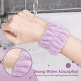 thumbnail image 2 of 20 Pcs Wrist Towels for Washing Face, Face Washing Wristband, Microfiber Wrist Spa Wash Band Wristba flannel, 2 of 7