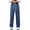 Dark blue, variant on Women's Casual Pants, Sweatpants Jeans for Women High Waisted Baggy Pants Straight Leg Denim Pants Stretchy Trousers with Pockets, M